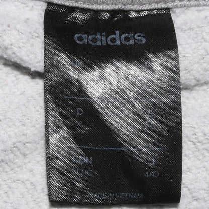 adidas Men’s Grey Crew Neck Sweatshirt L Logo Pullover