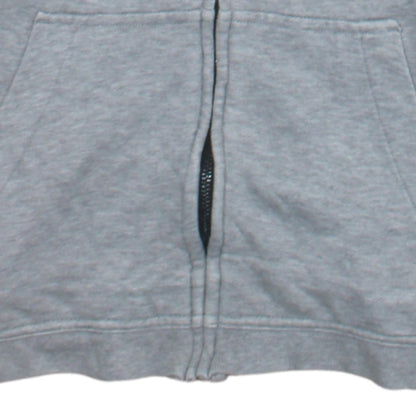Adidas Women’s Grey Full Zip Hoodie Size 14 Classic Hooded Sweatshirt