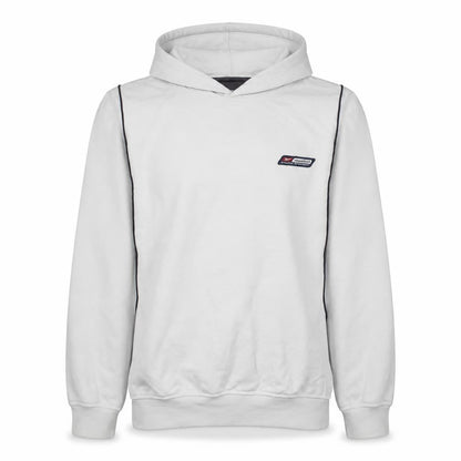 Reebok Men's White Pullover Hoodie Small Athletic Logo Sweatshirt