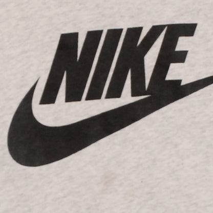 Nike Boys Grey Pullover Hoodie XL 13-15 Years Fleece Logo Sweatshirt