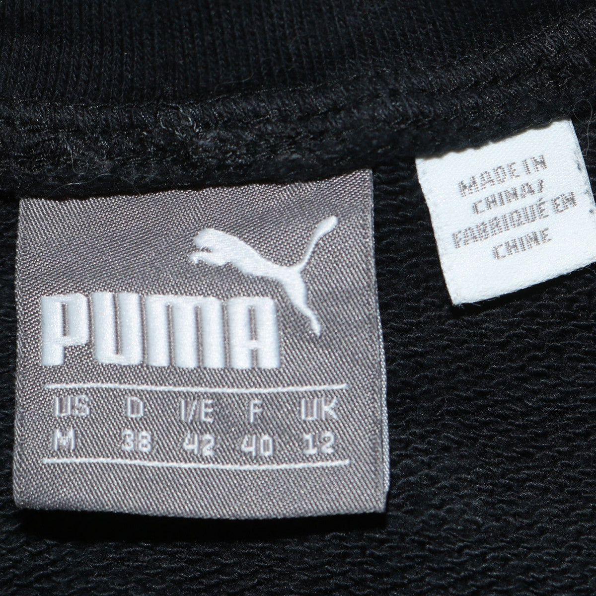 Puma Womens Black Size 12 Pullover Hoodie Sweatshirt