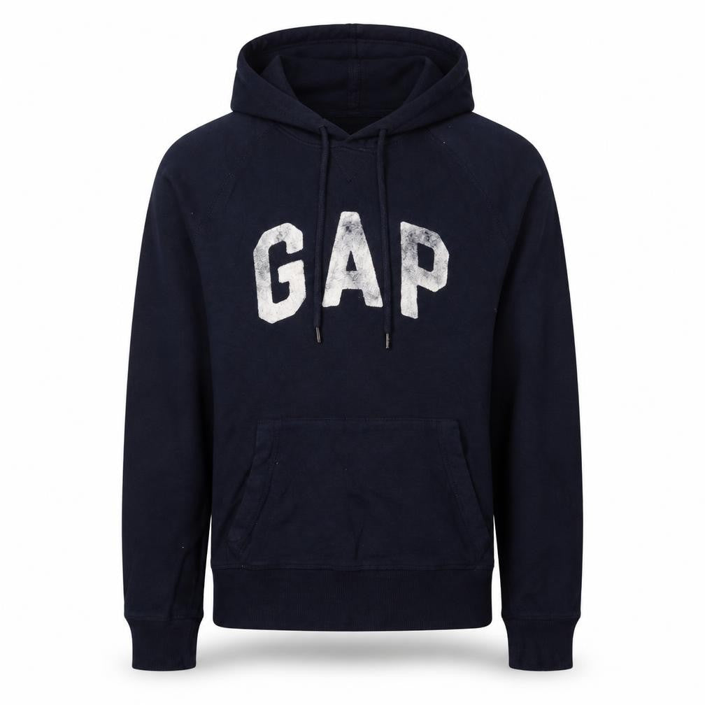 GAP Men's Blue Pullover Hoodie Size S Logo New York Sweatshirt