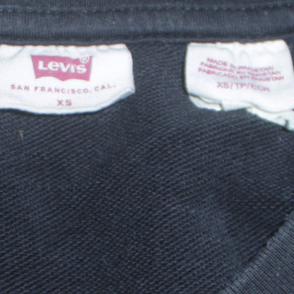Levi's Mens Black XS Graphic Logo Crew Neck Sweatshirt