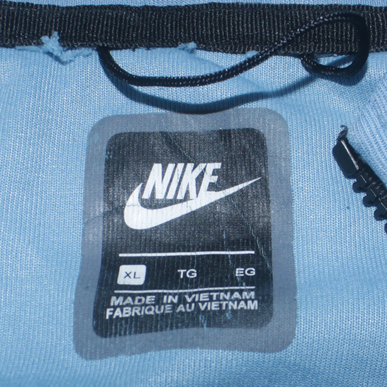 Nike Men's Blue Full Zip Hoodie XL Sportswear Jacket