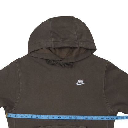 Nike Men's Brown Pullover Hoodie Size S Regular Fit Fleece