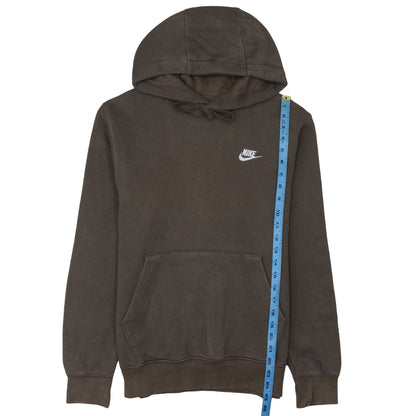 Nike Men's Brown Pullover Hoodie Size S Regular Fit Fleece