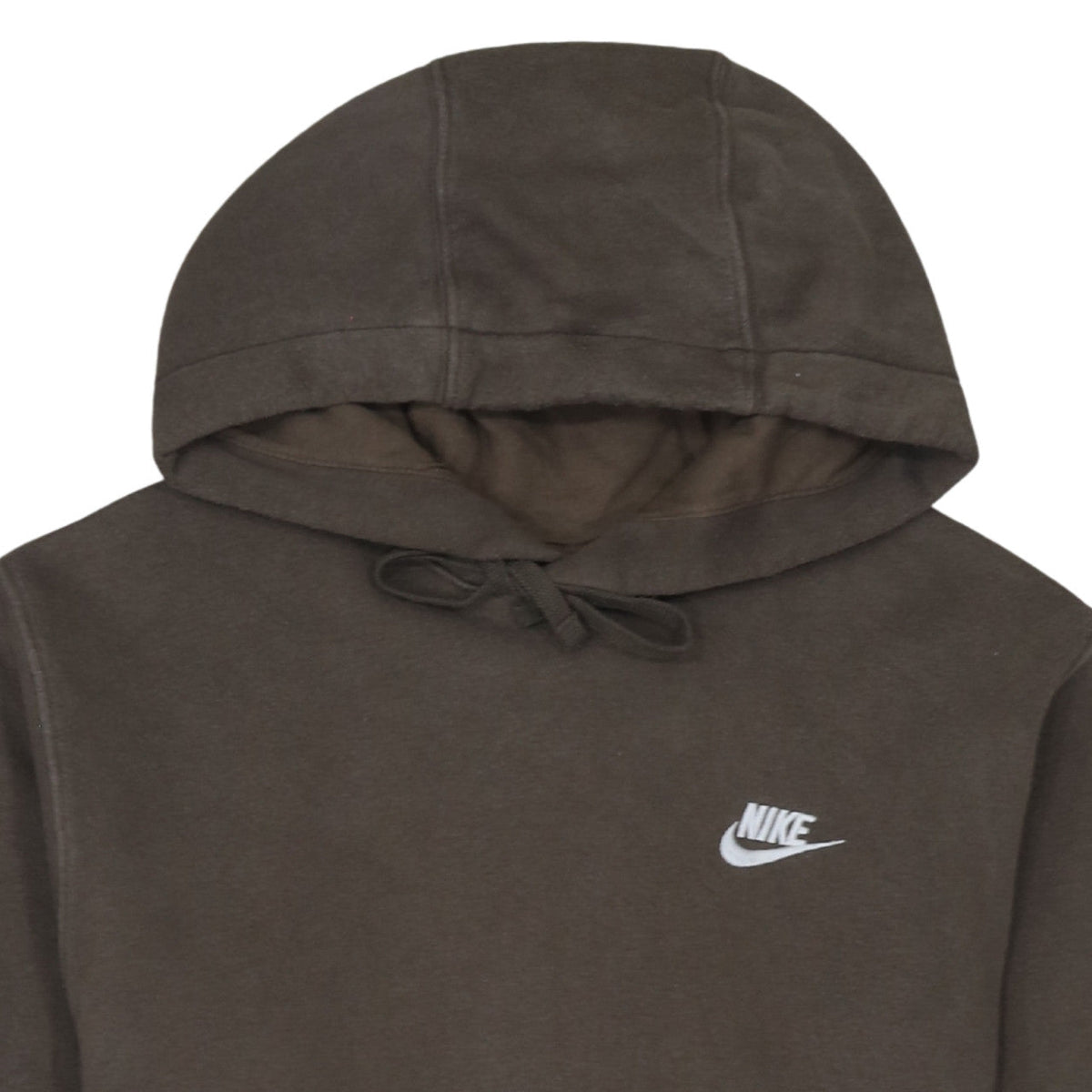 Nike Men's Brown Pullover Hoodie Size S Regular Fit Fleece