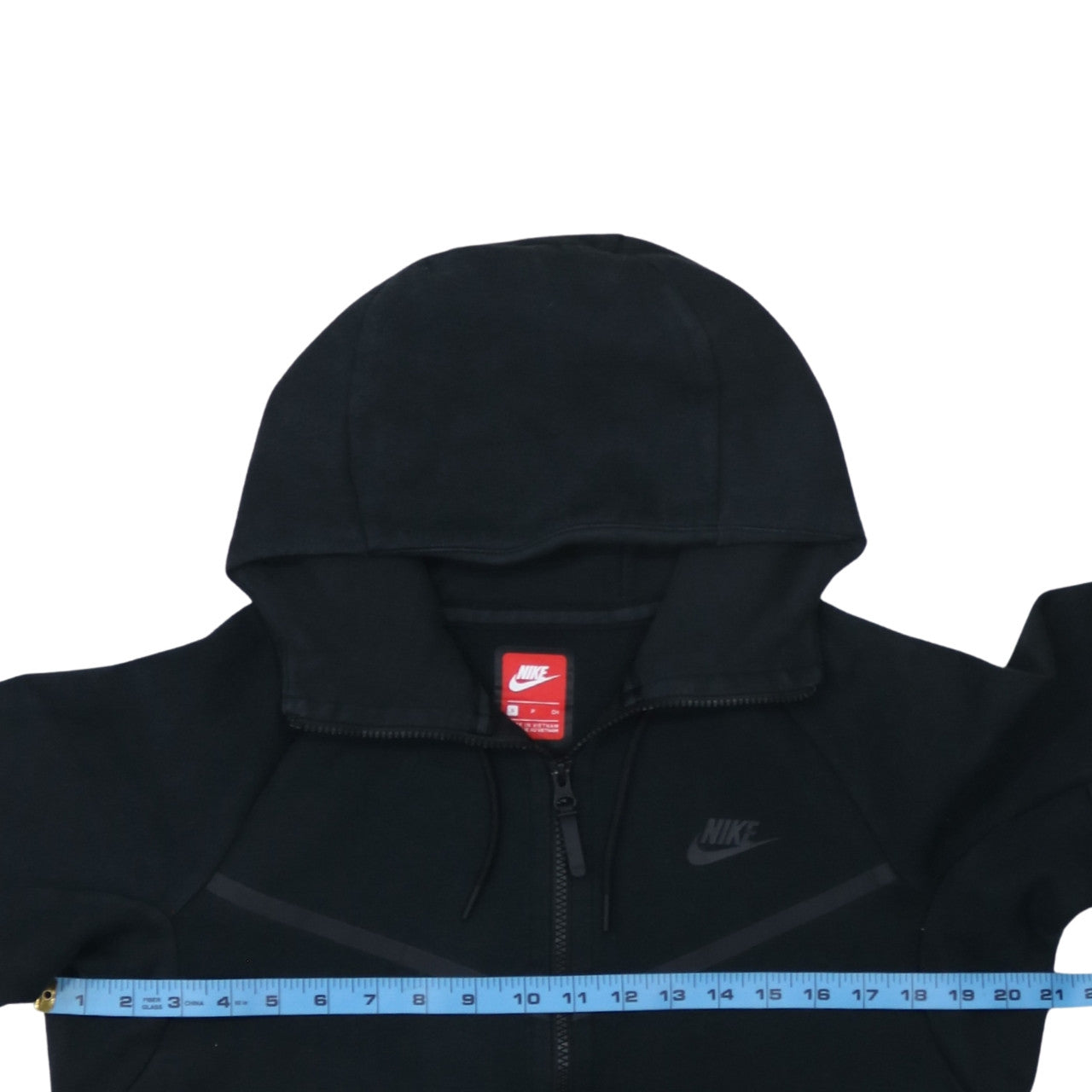 Nike Men's Black Small Full Zip Fleece Hoodie