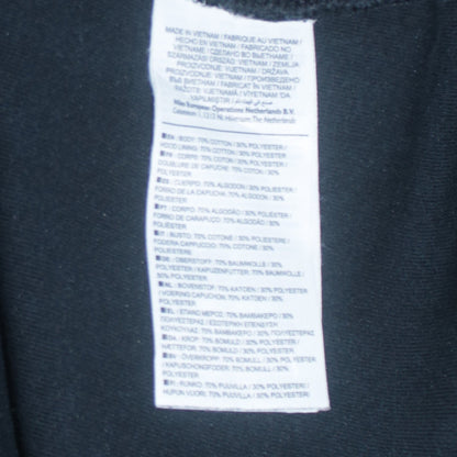 Nike Men's Black Small Full Zip Fleece Hoodie
