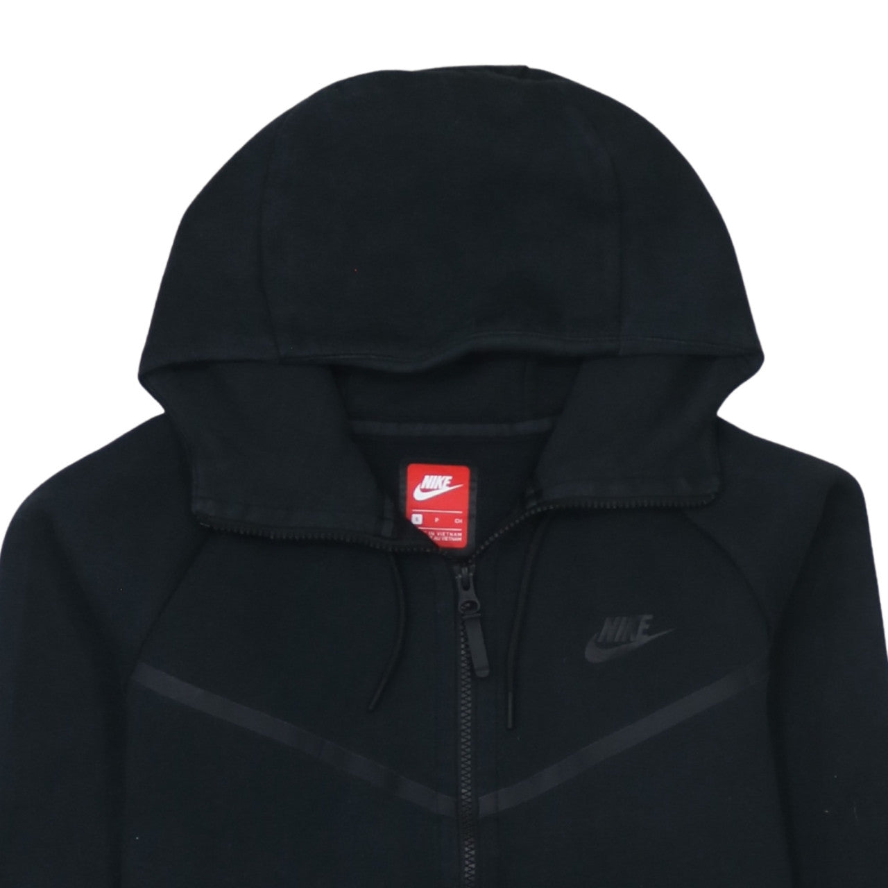 Nike Men's Black Small Full Zip Fleece Hoodie