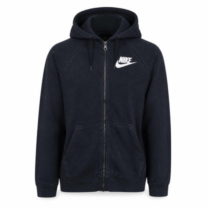Nike Men's Black Small Full Zip Hoodie Sweatshirt with Logo
