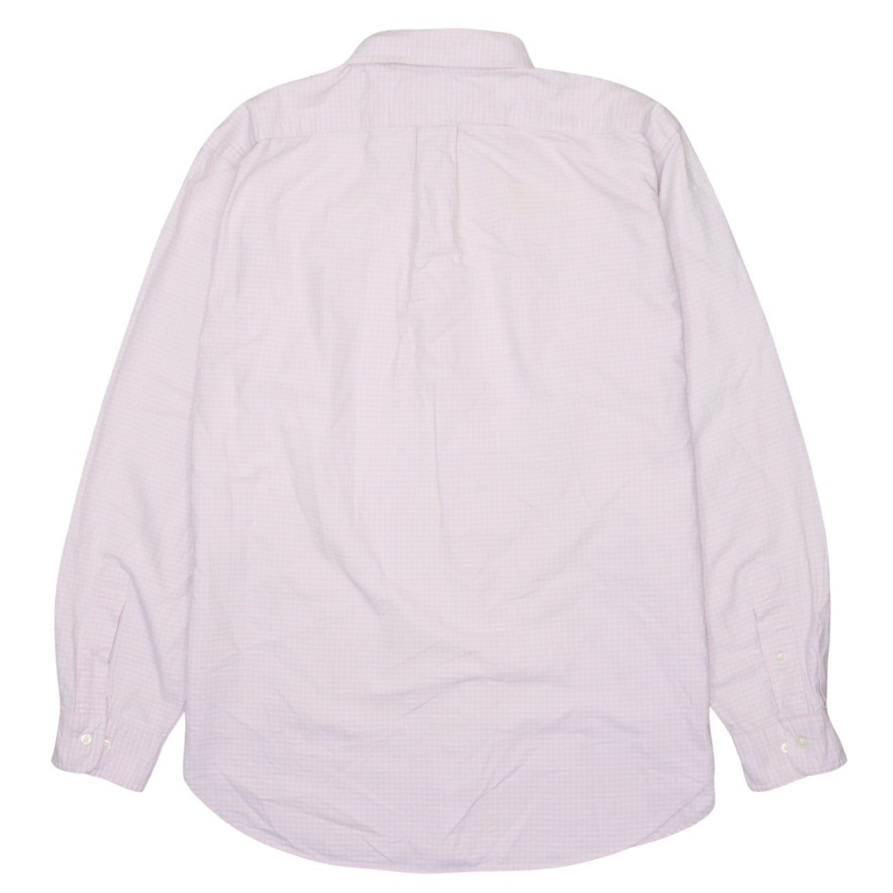 Ralph Lauren Men's Pink Check Classic Fit Cotton Button-Down Shirt Size 16