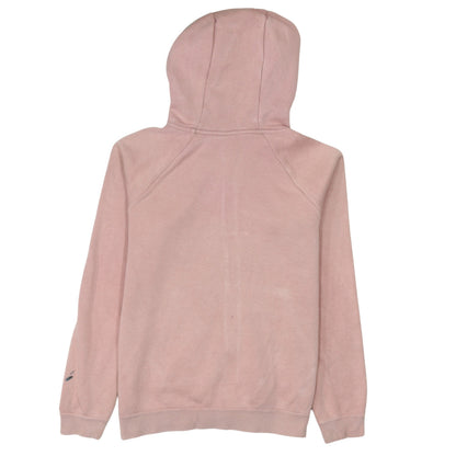 Nike Womens Pink Full Zip Hoodie Small Cotton Blend Sweatshirt