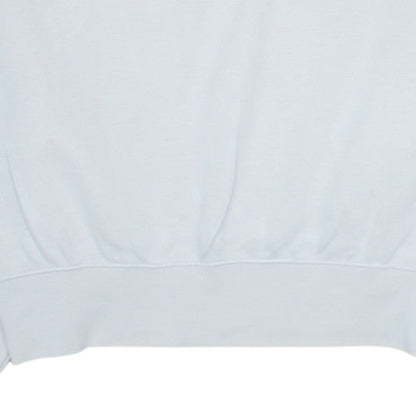 Nike Women Beige XS Pullover Crew Neck Sweatshirt Cotton Blend