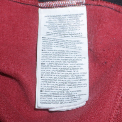 Nike Men’s Black Red Air Full Zip Hoodie Size S Sportswear