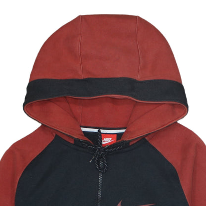 Nike Men’s Black Red Air Full Zip Hoodie Size S Sportswear
