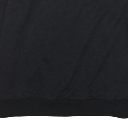 Adidas Womens Black XL Sweatshirt Crew Neck Logo Pullover