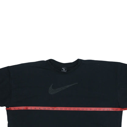 Nike Womens Black XL Pullover Sweatshirt with Logo Crew Neck