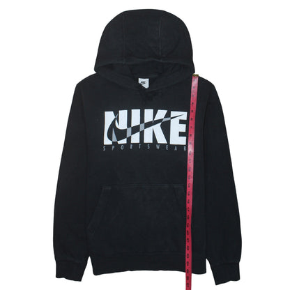 Nike Mens Black Pullover Hoodie Small Sportswear Graphic Print