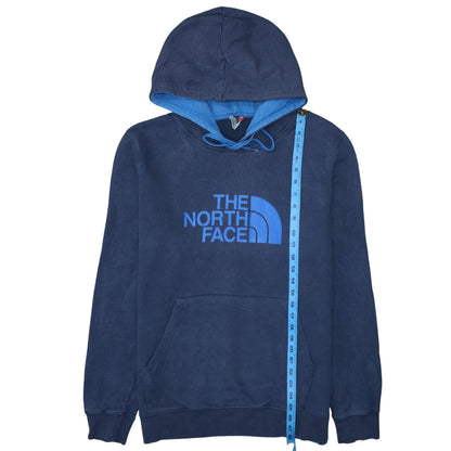 The North Face Men's Blue Pullover Hoodie L Graphic Logo Outdoor
