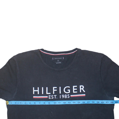 Tommy Hilfiger Mens Black XXL Organic Cotton Logo T-Shirt