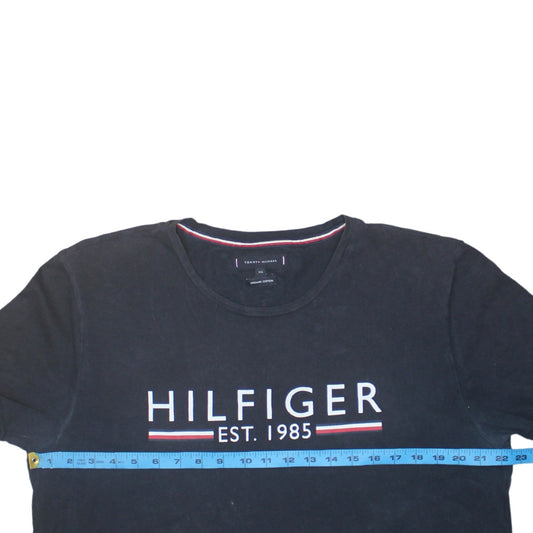 Tommy Hilfiger Mens Black XXL Organic Cotton Logo T-Shirt