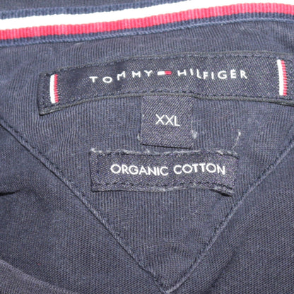 Tommy Hilfiger Mens Black XXL Organic Cotton Logo T-Shirt