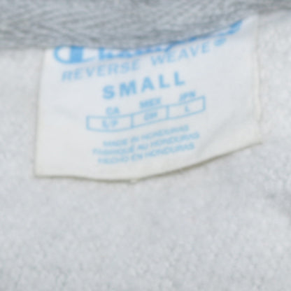 Champion Men's Grey Small Pullover Hoodie with Logo