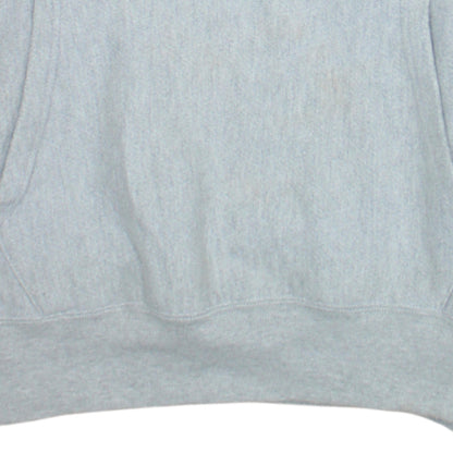 Champion Men's Grey Small Pullover Hoodie with Logo