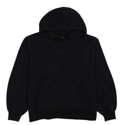Adidas Women Black Small Pullover Hoodie Cotton Blend Casual