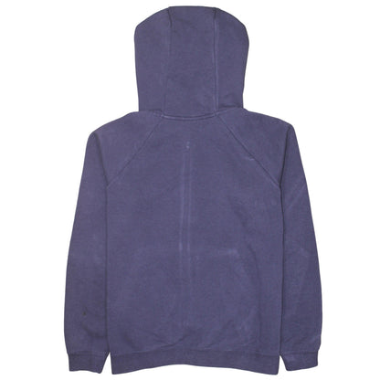 Nike Women Purple Full Zip Hoodie Size M Cotton Blend Casual
