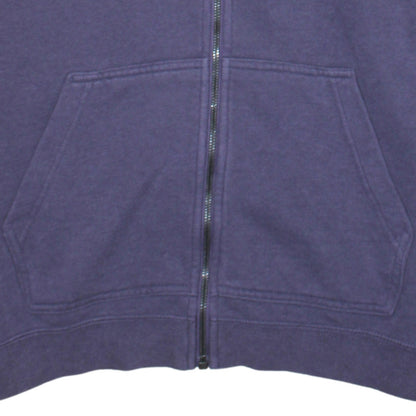 Nike Women Purple Full Zip Hoodie Size M Cotton Blend Casual