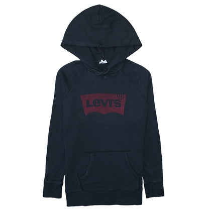 Levi's Men's Black Pullover Hoodie Small Regular Fit Logo Design
