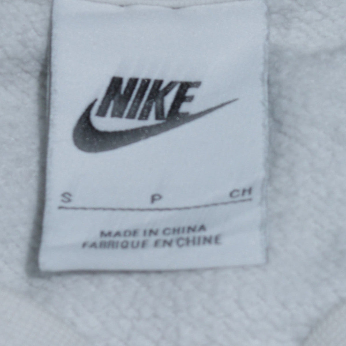 Nike Men's White Crew Neck Pullover Sweatshirt Small