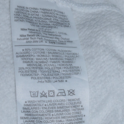 Nike Men's White Crew Neck Pullover Sweatshirt Small