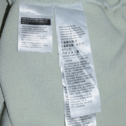 Levi's Men's White Pullover Hoodie Medium Regular Fit Logo