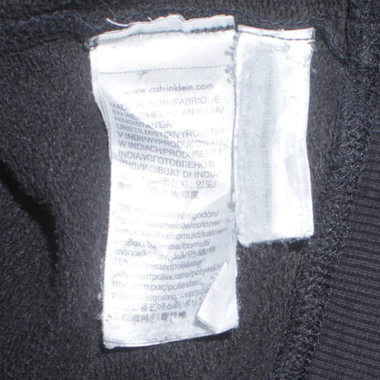Calvin Klein Jeans Men’s Black Logo Sweatshirt M Regular Fit