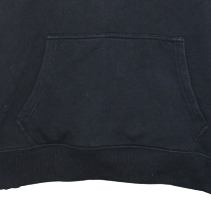 Calvin Klein Jeans Womens Black Hoodie Size 16 Pullover Logo Cotton Blend