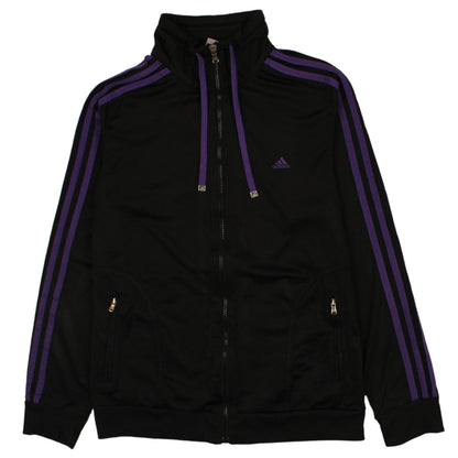 Adidas Women’s Black Track Jacket Size 16 Full Zip Sportswear