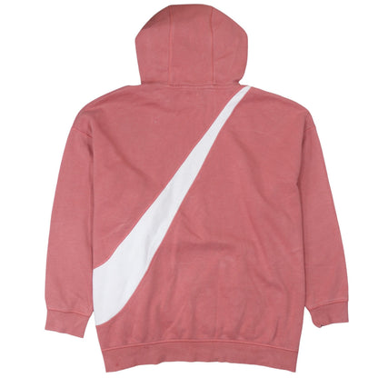 Nike Women’s Pink Pullover Hoodie XXL Cotton Blend Logo Sweatshirt