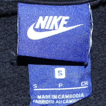 Nike Men's Black Pullover Hoodie Size S Fleece Logo Sweatshirt
