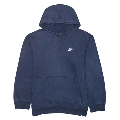 Nike Boys Blue Pullover Hoodie XL 13-14 Years Fleece Sweatshirt