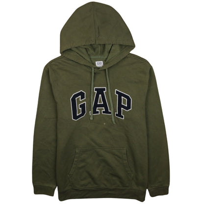 GAP Men’s Green Pullover Hoodie L Logo Fleece Sweatshirt