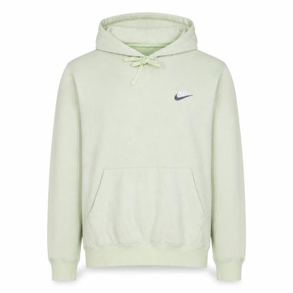 Front view of Nike Men's Green XS Pullover Hoodie Fleece Sweatshirt