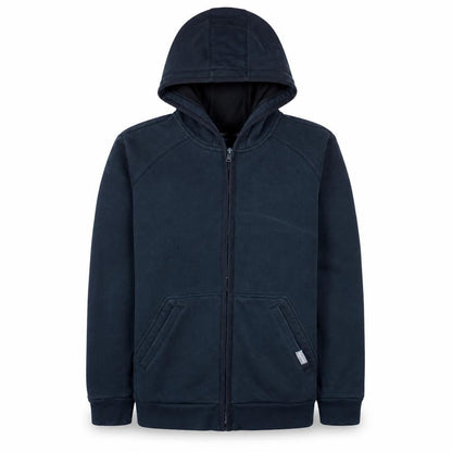 Reebok Men’s Blue Full Zip Hoodie L Regular Fit Fleece Sweatshirt