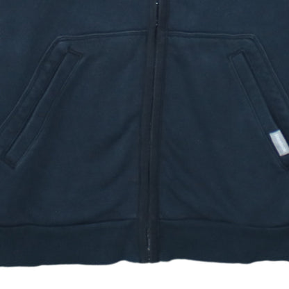Reebok Men’s Blue Full Zip Hoodie L Regular Fit Fleece Sweatshirt