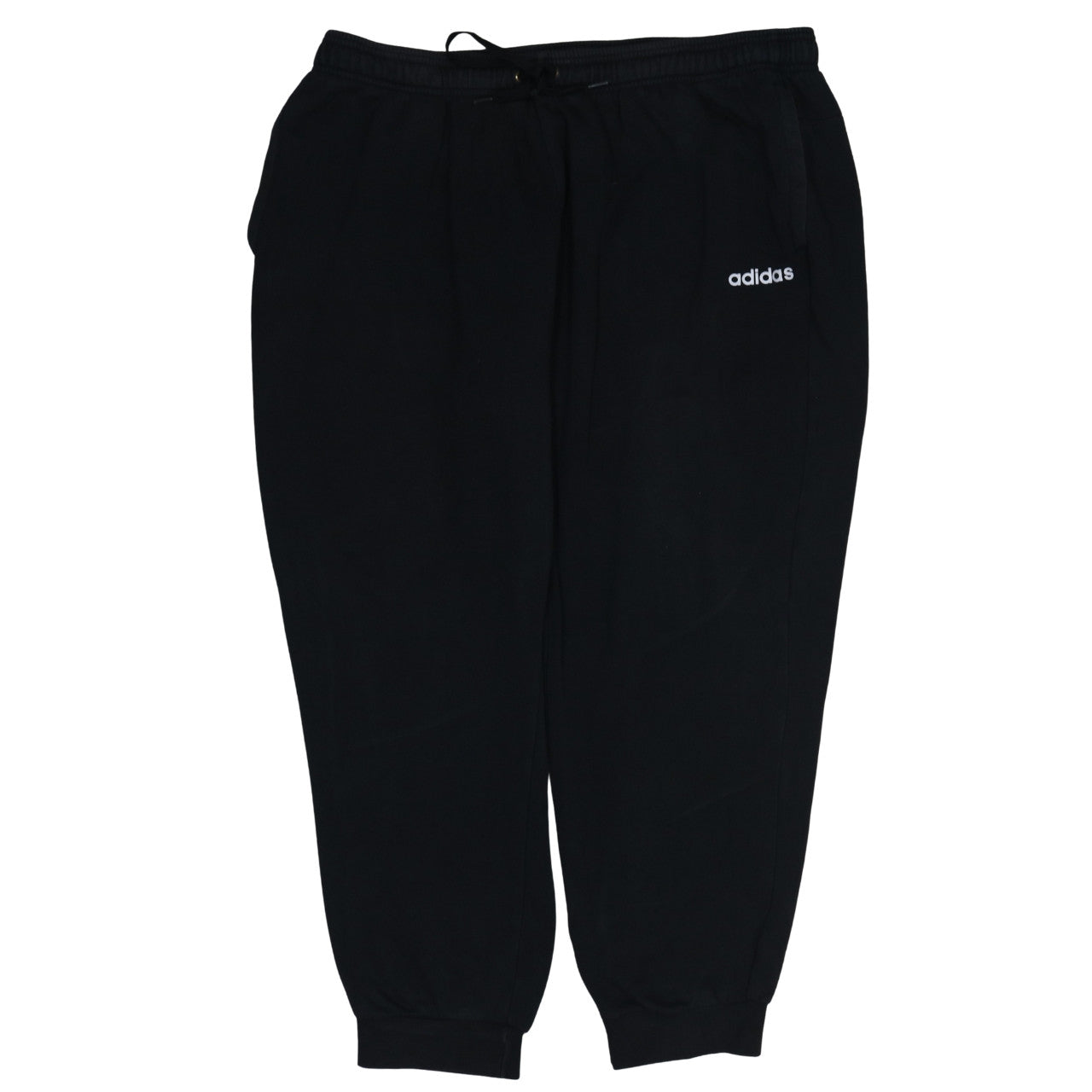Adidas Men’s Black 2XL Jogger Sweatpants Fleece Tapered Fit