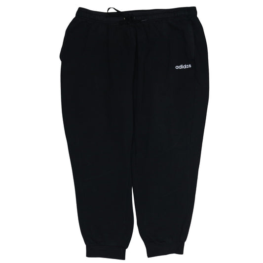 Adidas Men’s Black 2XL Jogger Sweatpants Fleece Tapered Fit