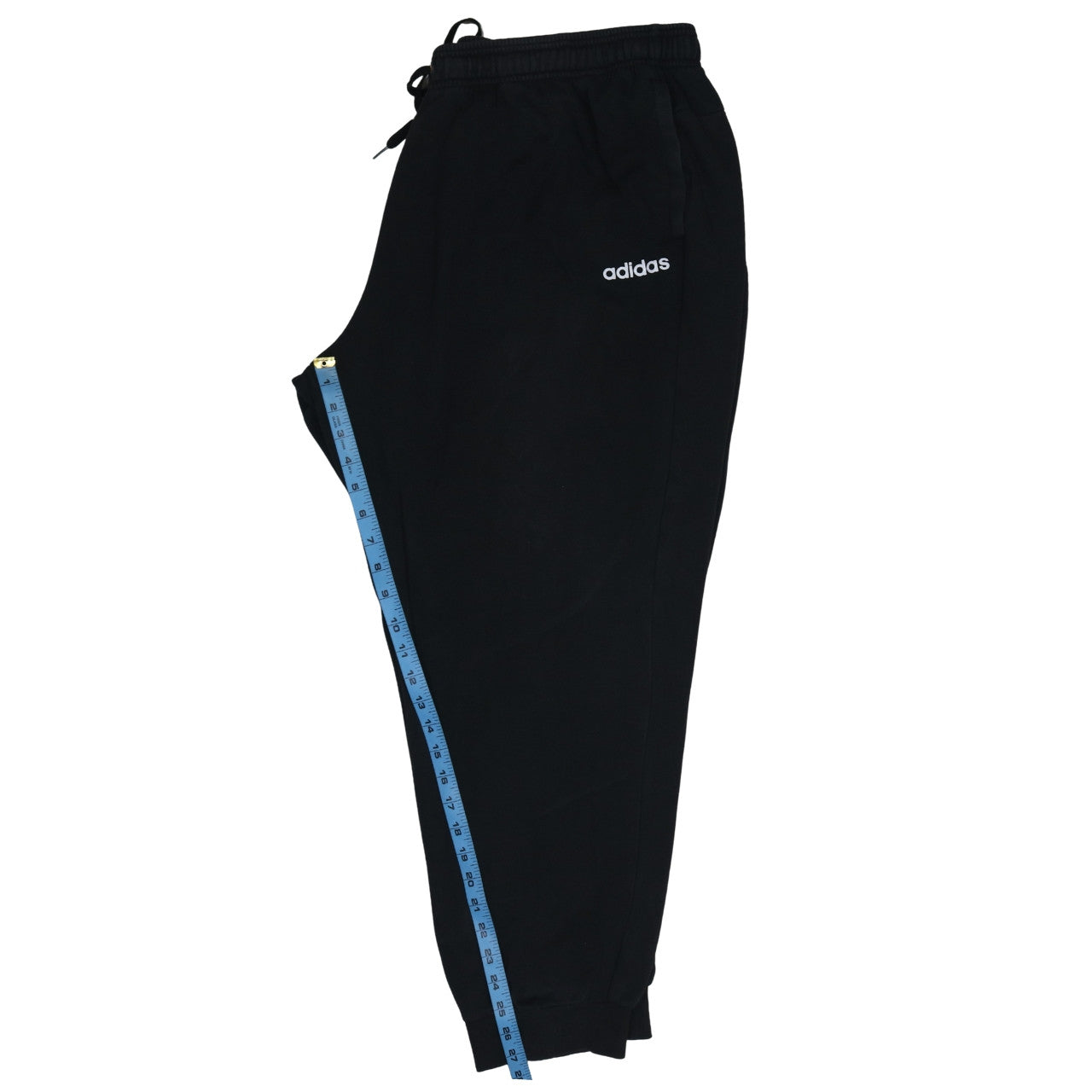 Adidas Men’s Black 2XL Jogger Sweatpants Fleece Tapered Fit