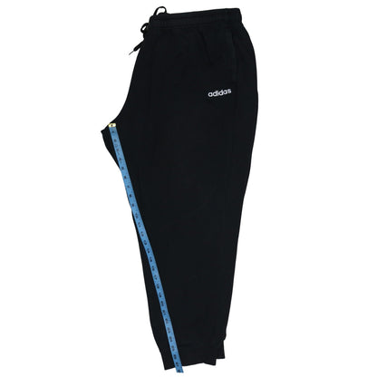Adidas Men’s Black 2XL Jogger Sweatpants Fleece Tapered Fit